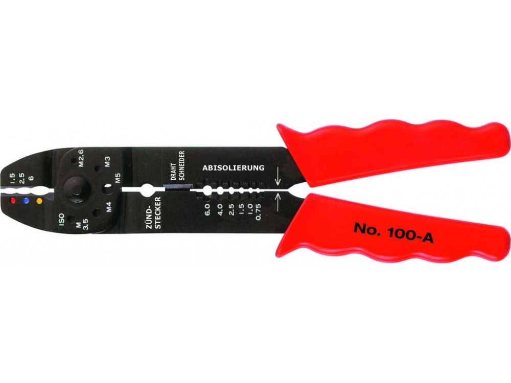 Szczypce do zaciskania końcówek kablowych   100-A
