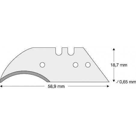Ostrza półksiężyc (HS 65)  