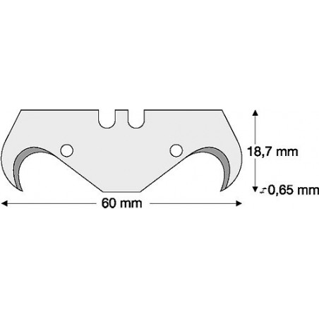 Ostrze hakowe (HG 65) 