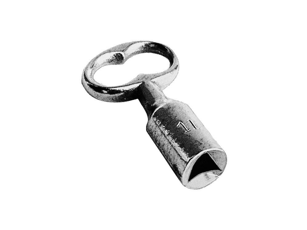 Klucz uniwersalny Budownictwo Trójkątny, trzpień