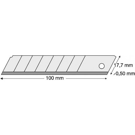 Ostrza segmentowe (AB 2) łamane