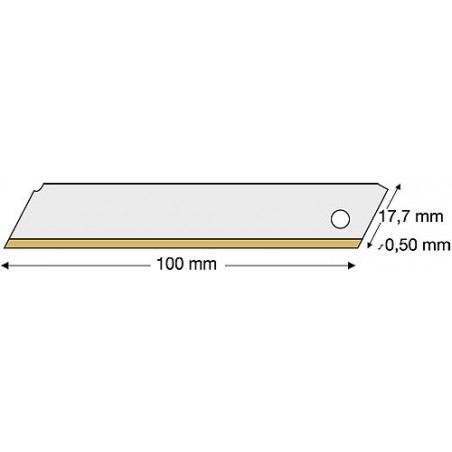 Ostrze bez segmentów  (AB 2) 