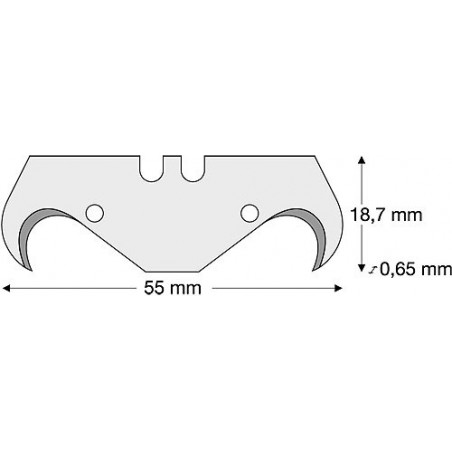 Ostrza hakowe (HG 65) 