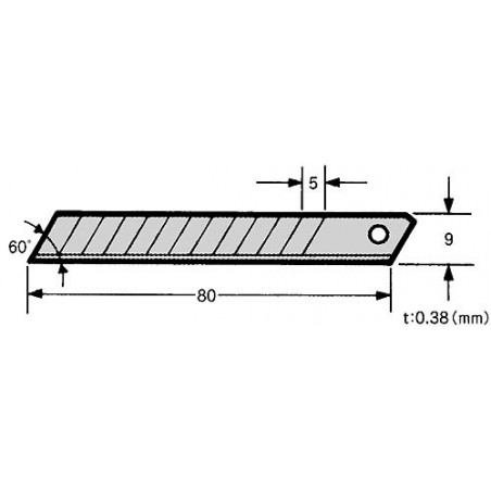 Ostrze segmentowe  TAJ-LCB-30D