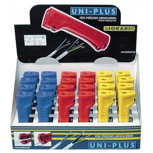 Narzędzie do zdejmowania izolacji z przewodów kablowych Uni Plus
No. 22 Narzędzie do zdejmowania izolacji z przewodów kablowych Uni Plus
No. 22