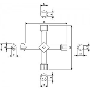 Klucz uniwersalny 630 M03 Klucz uniwersalny 630 M03