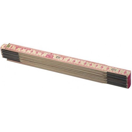 Miara składana  590-2-10 drewniana
skurcz odlewniczy 1%