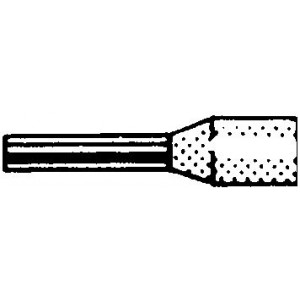 Końcówka kablowa izolowana DIN | H 0.5/12 Końcówka kablowa izolowana DIN | H 0.5/12