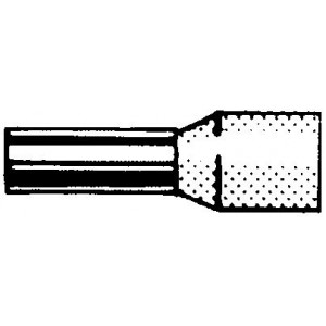 Końcówka kablowa izolowana DIN | H 2.5/14 Końcówka kablowa izolowana DIN | H 2.5/14